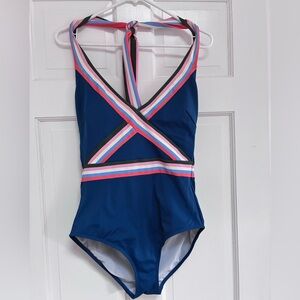 Boden Kefalonia Halterneck One Piece Swim Suit